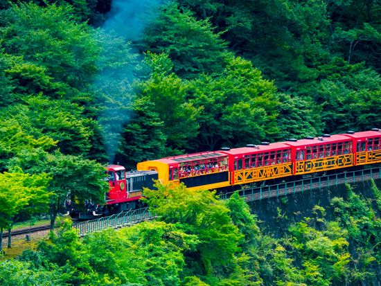 Sagano Scenic Railway ride